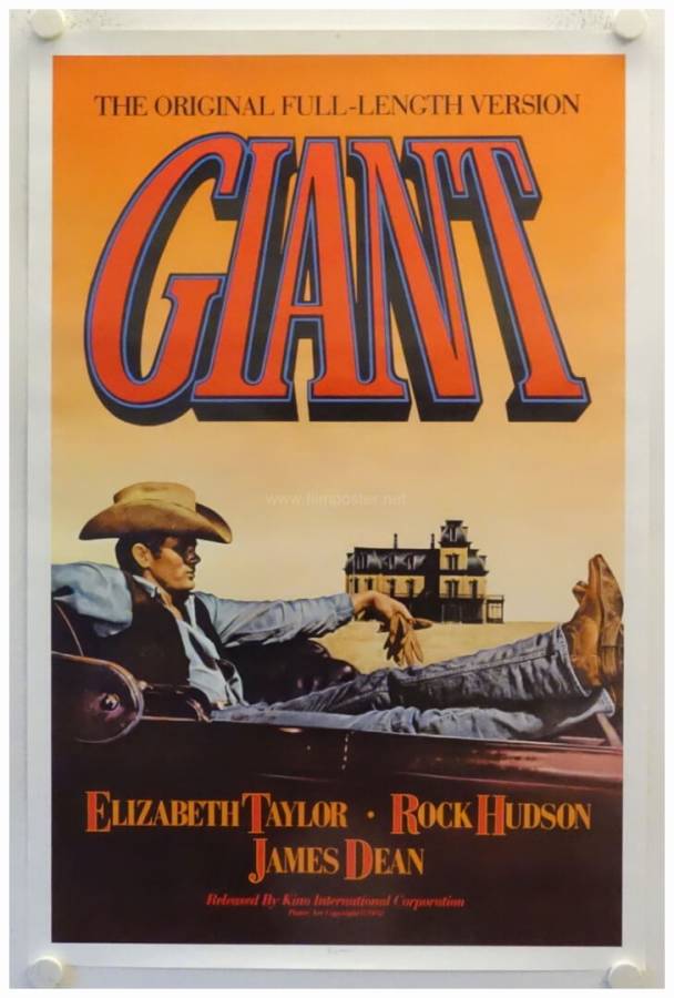 Giganten originales US Onesheet Filmplakat (R82)